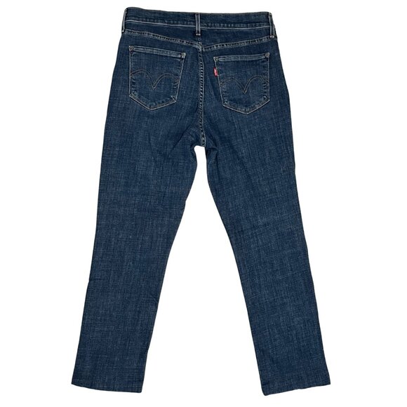 Levi’s Women’s Classic Fit Straight Leg Jeans Blue Mid Rise Stretch Denim Size 4 - Picture 16 of 16